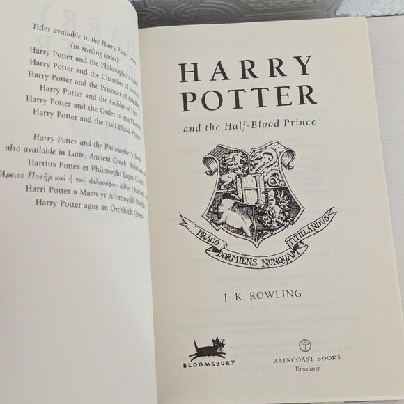 Harry Potter and the Half-Blood Prince - Hardcover Book - Picture 10 of 14